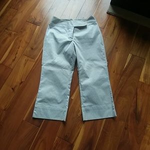 Stripped Stretch Capris